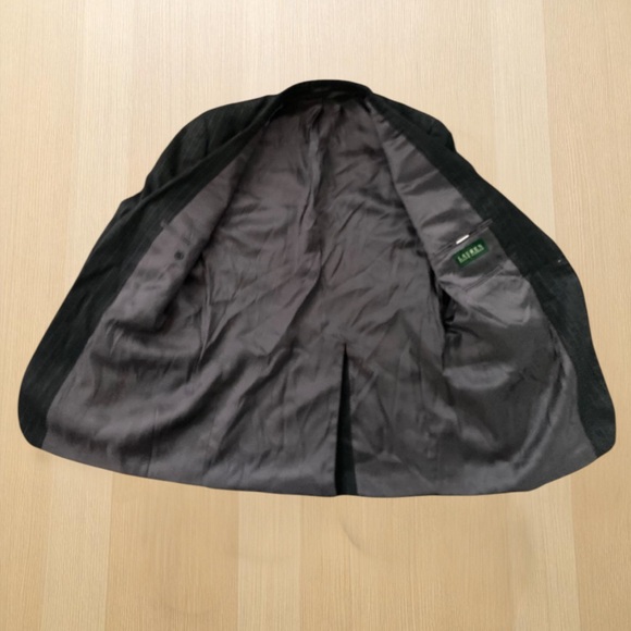 Ralph Lauren Pinstripe Wool Blazer Jacket 43L - Picture 4 of 15